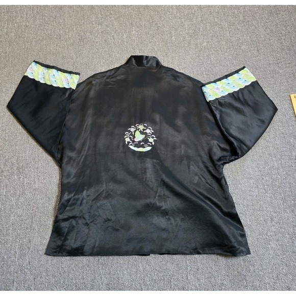 Victoria's Secret P/S Chinese Silk Embroidered Art-to-Wear Jacket Coat - Picture 9 of 10